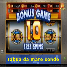 tabua da mare conde